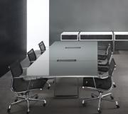 Highline Conference Table and One High Credenza