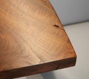 Edge detail of Highline Conference Table with Live Edge Top