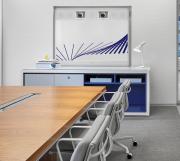 Highline Conference table with Highline Fifty Credenza 