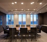 Highline Fifty Conference Table with Highline Twenty-Five Credenza